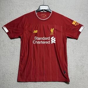 Liverpool FC 2019/20 M. Salah #11 Home Jersey New Balance Red Size M Premier